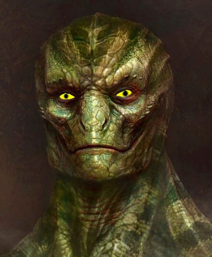 Ilustratie draconian Războinic draconian
